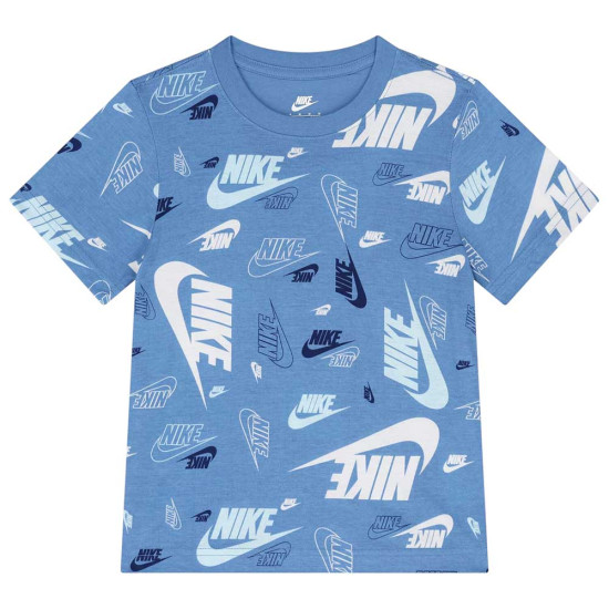 Nike Βρεφικό σετ Sportswear Futura Allover Print T-Shirt & Shorts Set